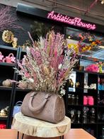Bag vase louis vuitton brown & droogbloemen, Huis en Inrichting, Nieuw, Ophalen of Verzenden, Artisticsflowers, Info@artisticsflowers.nl