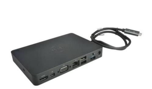DELL WD15 Type-C Docking Station met 130W adapter!!!, Computers en Software, Dockingstations, Zo goed als nieuw, Docking station