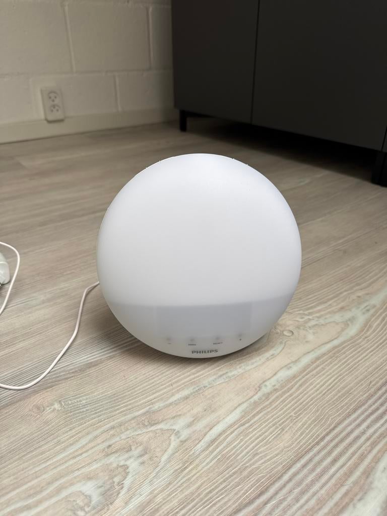 Philips Wake-up Light HF3521/01, Ophalen, Zo goed als nieuw, Kunststof, Minder dan 100 cm