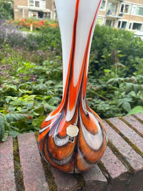 Opaline Vaas Florence - Italiaans Design, Antiek en Kunst, Antiek | Vazen, Ophalen of Verzenden