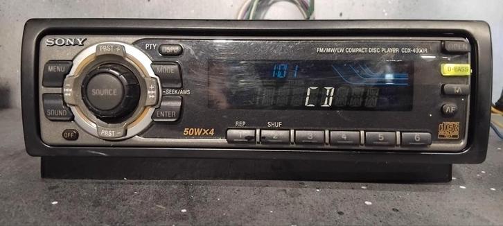 Sony CDX - 4000R Yountimer Oltimer Oldtimer, Auto diversen, Autoradio's, Zo goed als nieuw, Ophalen of Verzenden