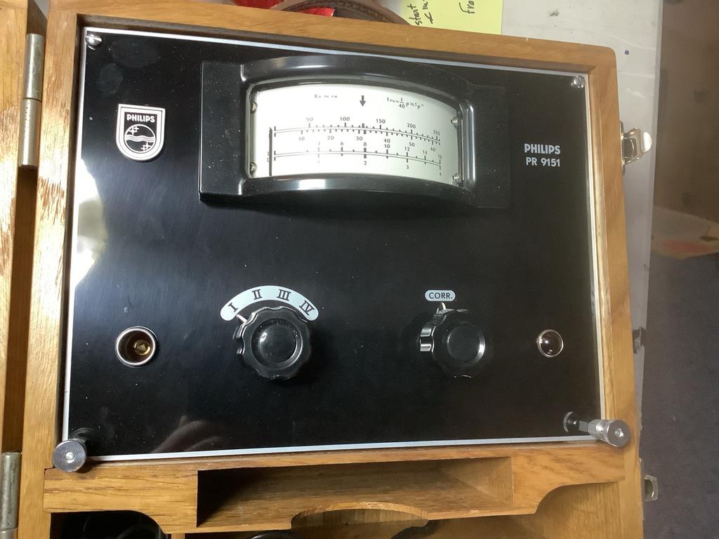 Philips PR 9151 Rugositeitsmeter, Antiek en Kunst, Antiek | Gereedschap en Instrumenten, Ophalen of Verzenden