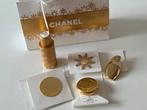 Gouden Parfum Accessoires Broche Givenchy, Bvlgari, Chanel, Verzenden, Gebruikt, Minder dan 4 cm, Goud