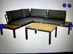 NIEUW in de doos TAFEL voor loungeset aluminium 90x70x45 cm, Tuin en Terras, Bijzettafel, Ophalen of Verzenden, Loungeset, Nieuw