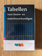 Tabellen voor bouw- en waterbouwkundigen, Boeken, Overige niveaus, Nederlands, Zo goed als nieuw, Ophalen