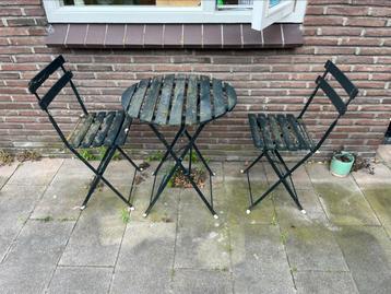 Frans bistro set tuinset stoelen en tafel beschikbaar voor biedingen