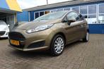 Ford Fiesta 1.0i "Style" Airco - Navi - USB ! (bj 2015), Euro 5, Stof, Gebruikt, Zwart
