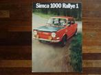 Simca 1000 Rallye 1 (1972/1973), Ophalen of Verzenden, Nieuw, Overige merken