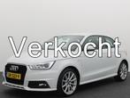 Audi A1 1.0 TFSI Advance Sport S-LINE / AUTOMAAT / XENON / N, 4 stoelen, Leder en Stof, Wit, Origineel Nederlands