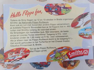 Flippo poster / flyer / reclame Breda Beurs Smiths Lays  beschikbaar voor biedingen