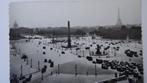 ansicht Parijs jaren 50 l’obelisque place de la Concorde, Ophalen of Verzenden, 1940 tot 1960, Gelopen, Frankrijk