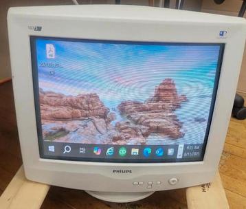 Philips 107S vintage CRT Monitor 17 inch beschikbaar voor biedingen