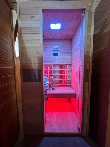 COMBI SAUNA INFRAROOD MET OPGIETKACHEL GRATIS BEZORGD! 🚚 beschikbaar voor biedingen