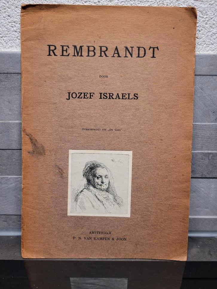 Rembrandt door Jozef Israels - Oude Uitgave, Boeken, Auto's | Boeken, Gelezen, Algemeen, Ophalen of Verzenden