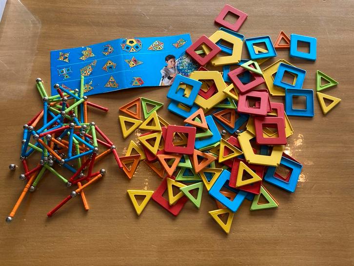 Grote Geomag Set - Magnetisch Constructiespeelgoed, Kinderen en Baby's, Speelgoed | Bouwstenen, Zo goed als nieuw, Overige merken