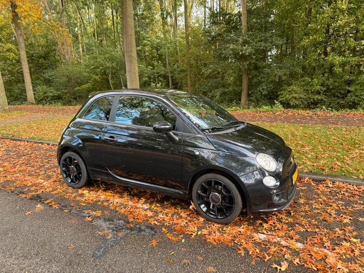 Fiat 500 sport, Black Edition, Auto's, Fiat, Particulier, Benzine, Coupé, Zwart, Ophalen