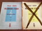 Folk Dean, Melodische etudes deel 2, Muziek en Instrumenten, Bladmuziek, Gebruikt, Klassiek, Les of Cursus, Ophalen of Verzenden