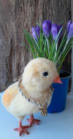 Genaaldvilt Kuiken wol naaldvilten Kuikentje handgemaakt, Ophalen of Verzenden, Nieuw, Overige typen, Wolvilt