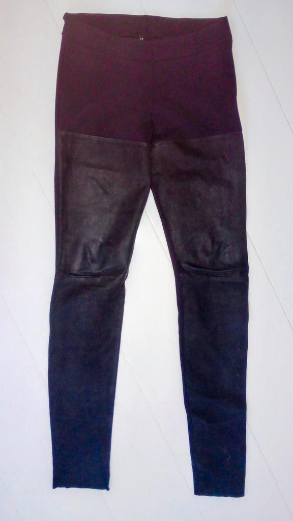 Studio Ruig Legging - Zwart Leer, Kleding | Dames, Broeken en Pantalons, Gedragen, Zwart, Lang, Ophalen of Verzenden