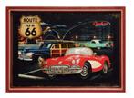 Gez. afgebeelde 3 D schilderijen Pubburd / van een Corvette, Ophalen of Verzenden, Minder dan 50 cm, Schilderij