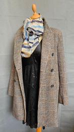 Klassieke Geruite Jas /Mantel van ZARA /Ruitjesjas - Maat S, Maat 38/40 (M), Overige kleuren, Verzenden, Zara