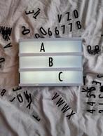 Lightbox - lichtbak met letters, Huis en Inrichting, Lampen | Overige, Ophalen of Verzenden, Gebruikt