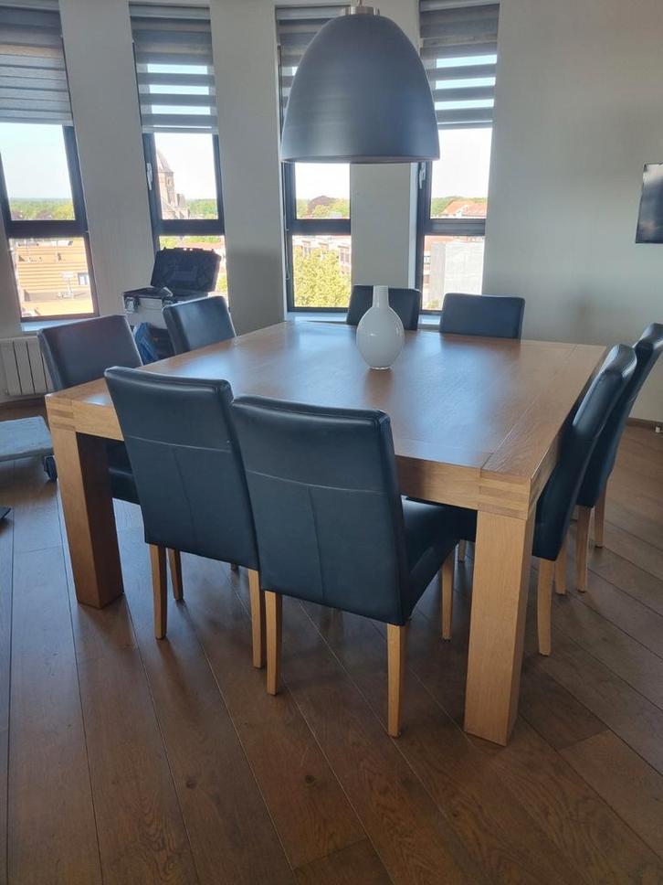 Complete eikenhouten meubelset (excl. stoelen), Huis en Inrichting, Complete eetkamers, Zo goed als nieuw, Ophalen