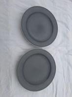 Dibbern  2 gebaksborden 19 cm grijs, Ophalen of Verzenden