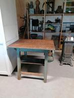 Unieke werktafel gemaakt uit een oude tekentafel 1946, Ophalen, Zo goed als nieuw