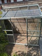 Muurkas 255 x 132 x 222, Ophalen, Glas, Zo goed als nieuw, Aluminium