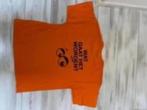 T-shirt voetbal : oranje - met tekst : wat gaat het worden?, Ophalen of Verzenden, Nieuw, Maat 48/50 (M), Oranje