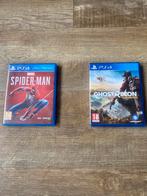 Marvel spiderman en tom clancy’s ghost recon wildlands ps4, 1 speler, Ophalen, Zo goed als nieuw, Avontuur en Actie