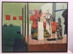 Robert Volmer (1951) - Window shopping - olie op doek, Ophalen