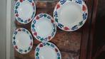 5 boerenbont borden  petrus ragout, Ophalen of Verzenden, Zo goed als nieuw, Bord(en), Aardewerk