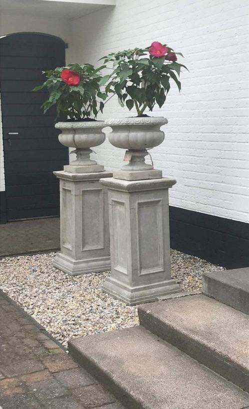 Grieks Romeinse elegantie in uw tuin Betonnen zuilen & vazen, Huis en Inrichting, Woonaccessoires | Zuilen en Pilaren, Nieuw, Ophalen