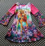 Zo mooi bambi,uil print zwierjurk maat 122/128, Meisje, Nieuw, Ophalen of Verzenden, Dorien