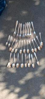 verzilverde suikerlepel, lepeltjes en gebaksvorkjes, Antiek en Kunst, Antiek | Bestek, Ophalen