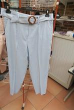 Broek lichtblauw linnen met riem Seductive mt 40, Maat 38/40 (M), Seductive, Blauw, Ophalen of Verzenden