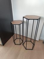 Planten Tafeltje / Bijzettafel Set, Overige materialen, Minder dan 55 cm, Zo goed als nieuw, Ophalen