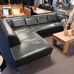 Hoekbank - loungebank  leder, Ophalen, 250 tot 300 cm, Hoekbank, Leer