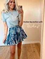 Boho rok blauw katoen rokje ibiza hippie Zara, Maat 38/40 (M), Blauw, Zara, Ophalen of Verzenden