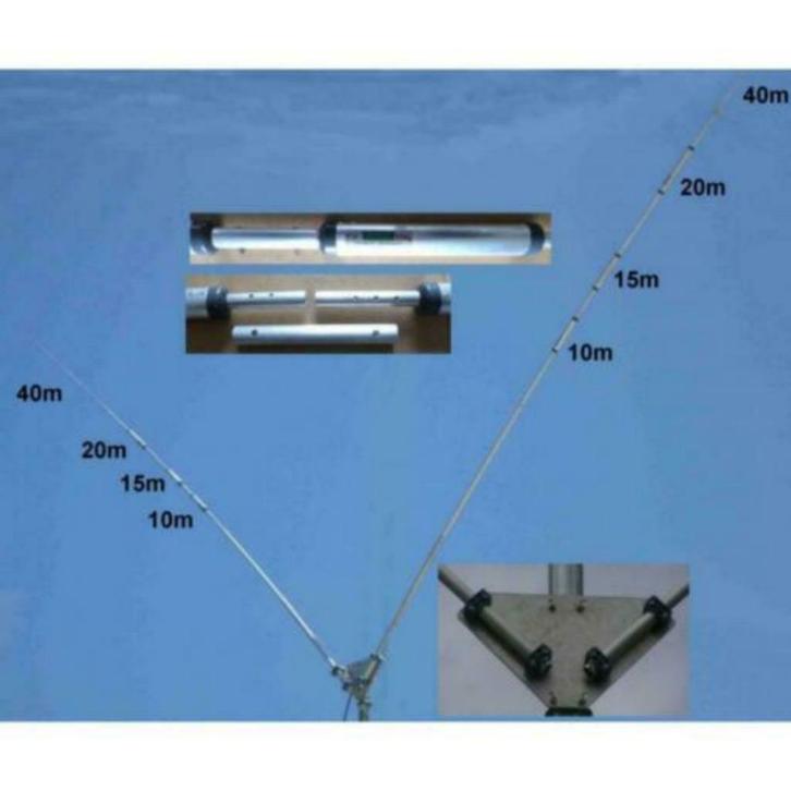 HF Rotary dipool 10-15-20-40 ( 6m Optie ) PRO-SIS-TEL, Telecommunicatie, Antennes en Masten, Nieuw, Antenne, Ophalen of Verzenden