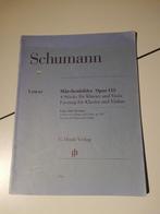 Marchenbilder opus 113, Schumann (viool /piano), Muziek en Instrumenten, Klassiek, Ophalen of Verzenden, Zo goed als nieuw, Piano