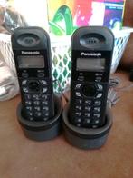 Panasonic PNLC1002ZA (Huis Tel) '6,5 V' ongetest, Ophalen of Verzenden, Gebruikt, 2 handsets