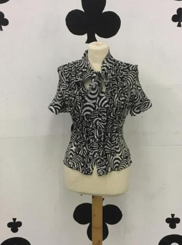 Snoezig Zebraprint Blouse Portre beschikbaar voor biedingen