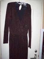 Jumpsuit glitter goudkleurig/zwart  (M)40 Bien Bleu, Kleding | Dames, Jumpsuits, Maat 38/40 (M), Zwart, Ophalen of Verzenden, Zo goed als nieuw