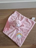 Knuffeldoekje Care Bears roze beer doekje regenboog K3778, Kinderen en Baby's, Speelgoed | Knuffels en Pluche, Ophalen of Verzenden