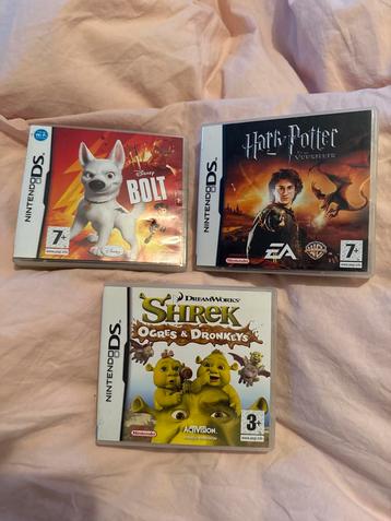 Nintendo DS Games - Bolt, Harry Potter, Shrek beschikbaar voor biedingen