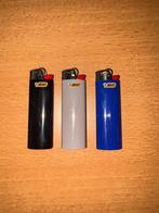 BIC aansteker 3 stuks. Zwart, Grijs en Donkerblauw, Ophalen of Verzenden, Nieuw, Aansteker