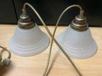 2 twee dezelfde hang lampen hanglampen glas kelk hanglamp, Huis en Inrichting, Lampen | Hanglampen, Ophalen of Verzenden, Glas